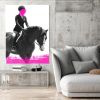 Female Rider 4 | Oil And Acrylic Painting in Paintings by Irena Orlov. Item made of canvas
