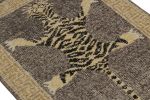 Rug & Kilim’s Modern Tiger Skin Accent Pictorial Rug Design | Area Rug in Rugs by Rug and Kilim