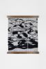 Scribbly Line III | Tapestry in Wall Hangings by Renata Daina. Item composed of walnut & cotton compatible with minimalism and contemporary style