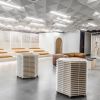 Peak Foldscapes Ceiling Tiles | Tiles by Jaime and Isaac Salm of MIO | Sony PRO Support Los Angeles at the Sony Digital Media Production Center in Los Angeles. Item made of paper