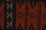 Vintage Afghan Baluch Kilim Runner Rug, with Geometric | Area Rug in Rugs by Rug and Kilimareaar