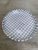 Checkered saucer | Tableware by Anna Broström Ek | Crossed Lines in Shibuya City