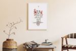 Wild Orchid | Mixed Media by Hannah Chloe. Item composed of paper and synthetic