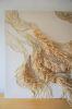 Corrientes IV | Embroidery in Wall Hangings by Mariana Baertl. Item made of canvas works with boho & japandi style