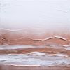 Rose Gold Waters | Mixed Media by Nichole McDaniel. Item made of canvas