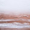 Rose Gold Waters | Mixed Media by Nichole McDaniel. Item made of canvas