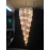 AM6145B SPARKLING SPIRAL | Chandeliers by alanmizrahilighting | New York in New York. Item composed of steel and glass