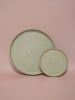 Side Plate – Made To Order | Dinnerware by Elizabeth Bell Ceramics. Item composed of stone