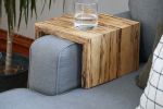 Spalted Maple Armrest Table | End Table in Tables by Hazel Oak Farms. Item compatible with minimalism and modern style