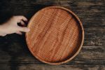 Cherry Rim Plates | Dinnerware by Big Sand Woodworking. Item made of wood