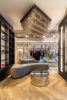 Elegant clothes store in Kaunas old town “Sofistiq” | Chandeliers by Pleiades lighting | SOFISTIQ Studio in Kaunas