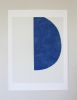 Big Blue - original handmade silkscreen print | Prints by Emma Lawrenson. Item composed of paper