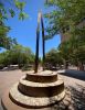 Harry Above the Crowd | Public Sculptures by John Randall Nelson | Tempe City Hall in Tempe. Item made of steel with concrete