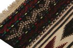 Vintage Afghan Kilim Rug with Polychromatic Stripes | Area Rug in Rugs by Rug and Kilim. Item made of wool