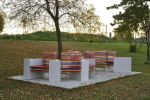 DE VOUS À MOI | Bench in Benches & Ottomans by COOKE-SASSEVILLE. Item made of aluminum & synthetic