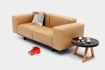 No. 3 | Couch in Couches & Sofas by ARTLESS | 12130 Millennium Dr in Los Angeles. Item composed of walnut and leather