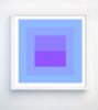 Geometric Color Study Set of 4 in Preppy Pastels | Prints by Daylight Dreams Editions. Item composed of paper in minimalism or mid century modern style