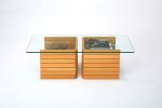 Floating in Space | Coffee Table in Tables by Carol Jackson Furniture. Item made of wood & aluminum compatible with minimalism and contemporary style