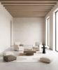 Beige Cleo Handmade Rug | Runner Rug in Rugs by Mumo Toronto. Item composed of fabric