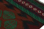 Vintage Afghan Tribal Kilim in Rust Tones with Geometric | Area Rug in Rugs by Rug and Kilim