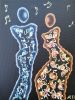 Dancing queen | Oil And Acrylic Painting in Paintings by Lena Kolambet. Item made of canvas works with minimalism & contemporary style
