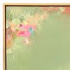 Contemporary "Spring Green" Oil Painting in Maple Float Fram | Oil And Acrylic Painting in Paintings by Suzanne Nicoll Studio. Item composed of birch wood compatible with minimalism and contemporary style