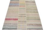 Rug & Kilim’s Patchwork Kilim in Polychromatic Stripes | Area Rug in Rugs by Rug and Kilim