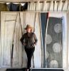 Bamboo Series | Oil And Acrylic Painting in Paintings by Debra Yates. Item made of bamboo with fabric