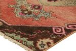 Vintage Turkish Runner Rug in Red with Beige Floral | Area Rug in Rugs by Rug and Kilim