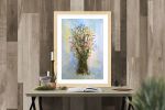 wild flowers2 | Oil And Acrylic Painting in Paintings by Lena Kolambet. Item made of paper works with contemporary & modern style