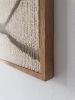 Kintsugi 001 | Handwoven tapestry in oak frame | Wall Hangings by Ana Salazar Atelier. Item composed of oak wood and cotton in minimalism or contemporary style