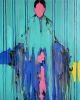 Falling Silence — Alienation Series | Paintings by Gela Mikava. Item made of fabric works with contemporary & eclectic & maximalism style
