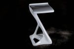 Amorph Attitude Bar Stool, Lacquered White | Chairs by Amorph. Item composed of wood