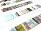 Litmus Barcodes Wall Sculpture | Wall Hangings by Marcia Stuermer. Item composed of synthetic