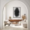 "C'est La Vie" - Abstract Expressionism Framed Giclée Large | Prints in Paintings by ART + ALCHEMY By Nicolette Atelier. Item made of wood with canvas works with minimalism & japandi style