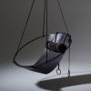 Studio Stirling Sling at Uber Head Office | Swing Chair in Chairs by Studio Stirling | Uber World Headquarters in San Francisco. Item composed of steel & leather compatible with minimalism and modern style