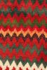 Vintage Gabbeh Persian Tribal Rug in Vibrant Chevron Pattern | Area Rug in Rugs by Rug and Kilim
