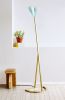 An Nur Floor Lamp | Lamps by Bianco Light + Space | The Future Perfect in New York. Item made of brass with glass works with modern style