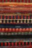 Vintage Gabbeh Tribal rug in Multicolor Striped Patterns | Area Rug in Rugs by Rug and Kilim