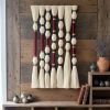 Lomas horizontal hanging extra large tapestry wall art | Macrame Wall Hanging in Wall Hangings by Sarmal Design. Item composed of cotton & metal compatible with boho and mid century modern style