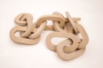 Large Geo Chain | Wall Sculpture in Wall Hangings by Fanny Penny. Item made of stoneware