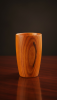 Handcrafted Cherry Wood Tumbler | Luxury Artisan Piece | Water Fixtures by Holzkunst Samuel Meisinger. Item made of wood compatible with minimalism style