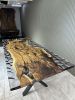 Resin Table Top - Resin Dining Table - Wood Dining Table | Tables by Tinella Collection. Item composed of wood compatible with contemporary and country & farmhouse style
