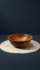 Solid Walnut Wood Bowl | Handcrafted Luxury Original | Decorative Bowl in Decorative Objects by Holzkunst Samuel Meisinger. Item composed of walnut in minimalism or contemporary style