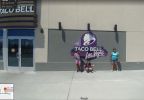 Taco Bell Mural | Murals by Aniko Doman | Taco Bell Cantina in Las Vegas. Item made of synthetic