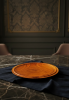 Solid Walnut Serving Plate | Large Artisan Luxury Original | Decorative Bowl in Decorative Objects by Holzkunst Samuel Meisinger. Item composed of walnut compatible with minimalism and contemporary style