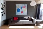 Forms 3 | Oil And Acrylic Painting in Paintings by Luis Medina. Item composed of canvas compatible with minimalism and contemporary style
