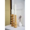 Candleholder cone high | Candle Holder in Decorative Objects by LEMON LILY. Item made of wood