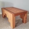 Solid Wood Douglas Fir Bookmatched End Grain Coffee Table | Tables by Closed Loop Woodworks. Item composed of wood