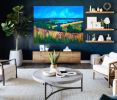 Where the meadow meets the lake | Paintings by Sabine Hahnel. Item composed of canvas and synthetic in contemporary or modern style